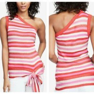 Rachel Roy Y2K Pink Candy Stripe Top
